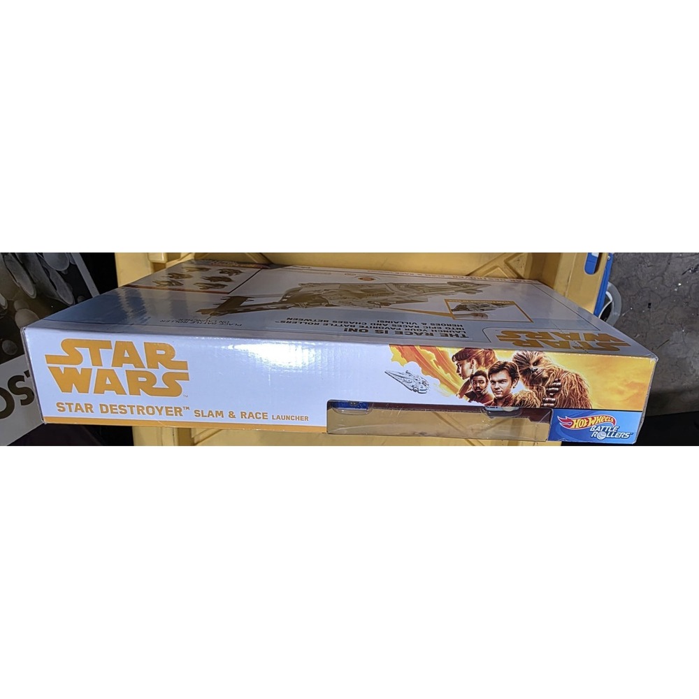 NIB Star Wars Hot Wheels Battle Rollers Star Destroyer Slam & Race Launcher Set - Picture 5 of 6